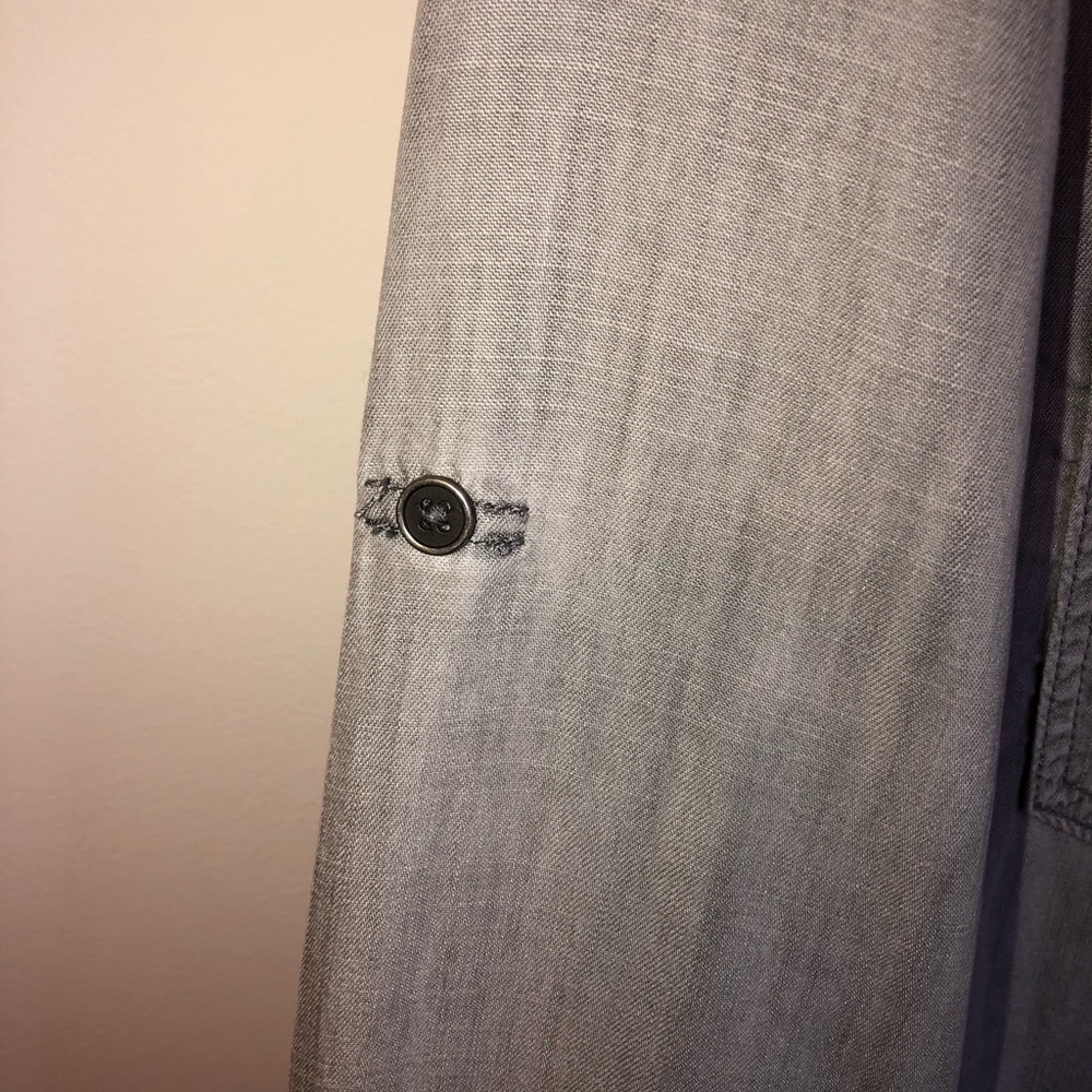 Gray Ombr Chambray Button Down - image 3